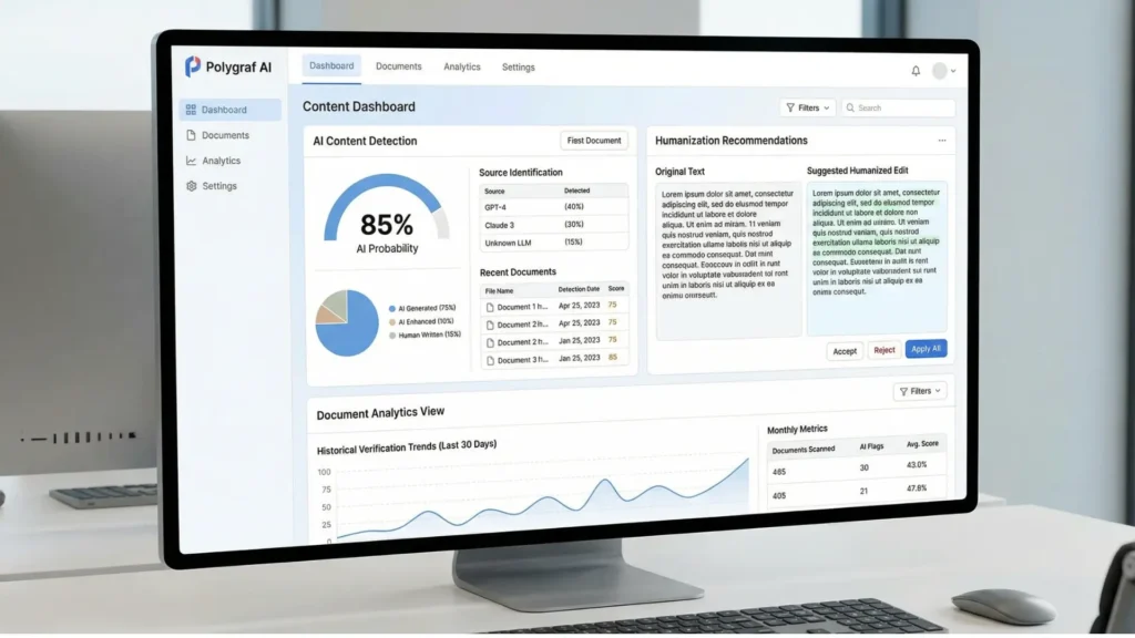 Polygraf AI - Next-generation Content Detection and AI Author Verification
