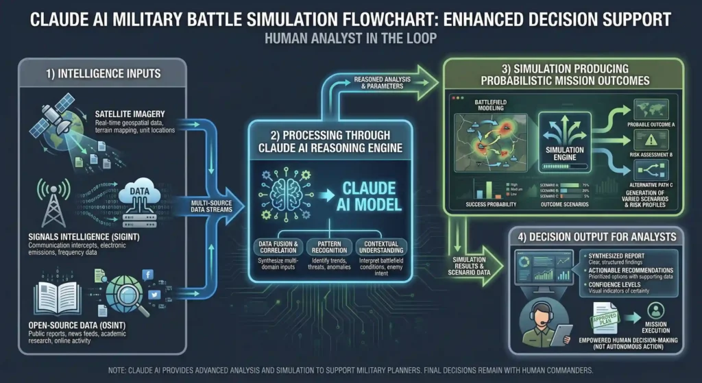 Claude AI memory and multi-modal integration diagram showing layered memory modules, text, image, and structured data inputs feeding into a central reasoning engine with outputs for enterprise tasks.
