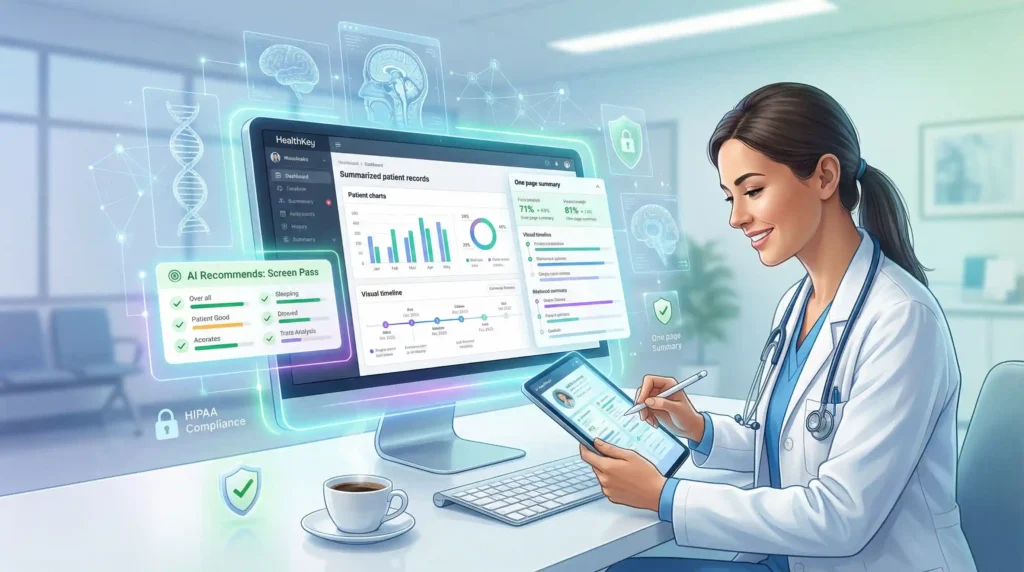 HealthKey - Clinician Patient Record Summarization AI.