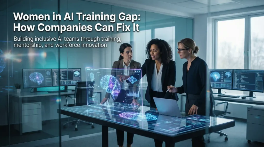 Women in AI Training Gap Rationalized Redress the Workforce Imbalance Now.