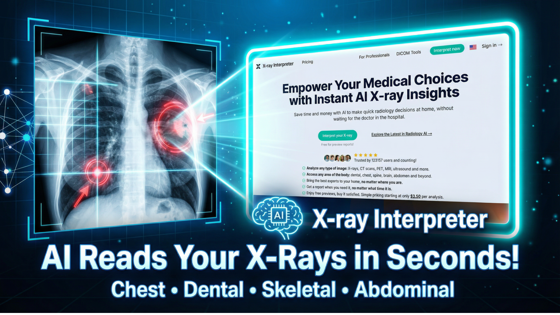 X-ray Interpreter - AI Preliminary X-ray Analysis.